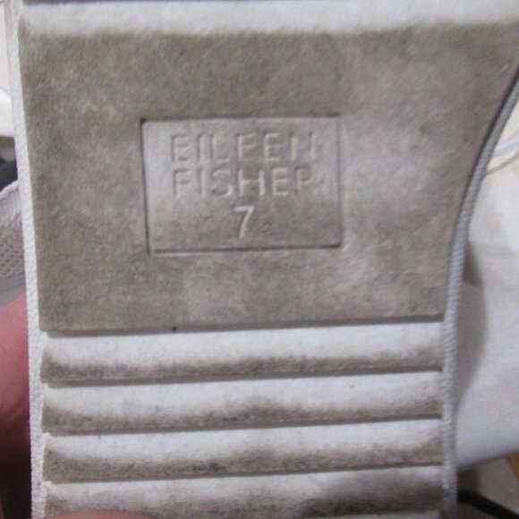 EILEEN FISHER modern Platform Sneaker 7 mesh white - Picture 7 of 7